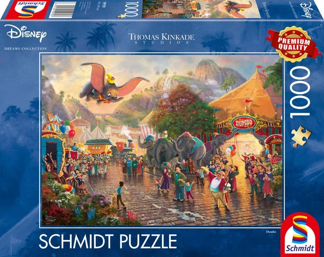 SCHMIDT SPIELE 59939 Thomas Kinkade Disney Dumbo 1000 Piece Jigsaw ...