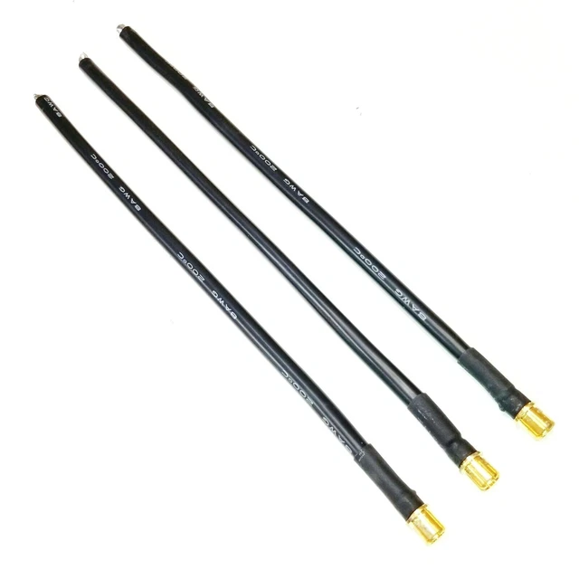 Cavi RCP Con Terminali Maschio Stagnati Per Traxxas - Calibri 8, 10 O 12 AWG, Compatibili 1:4-1:10