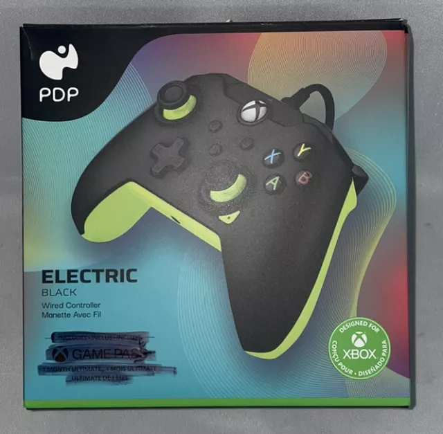 Wired Xbox One & Series X/S Controller - PDP Electric Black