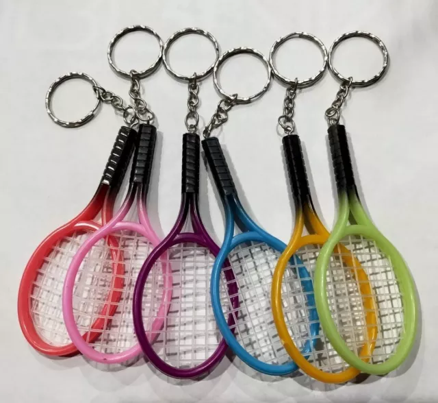 DLM - Portachiavi Ciondolo in Metallo con Coppia Racchette Racchetta Tennis  Confettata Segnaposto
