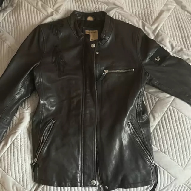 True Religion leather jacket