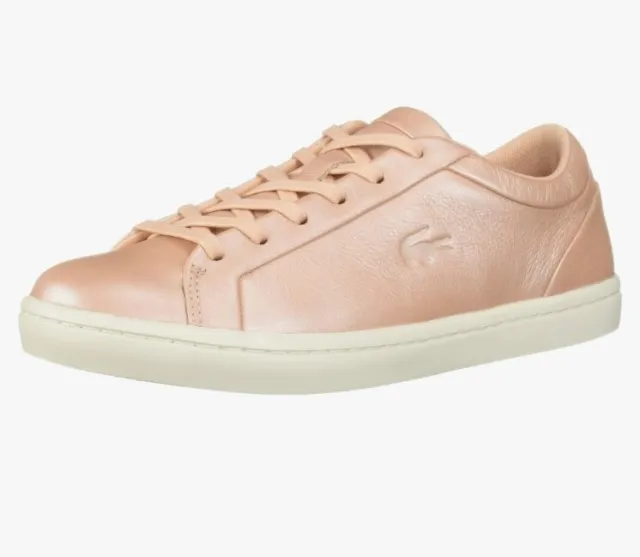 Lacoste Lacoste Women Straightset 316 1 Caw Fashion Sneakers Pink Size 8 Leather