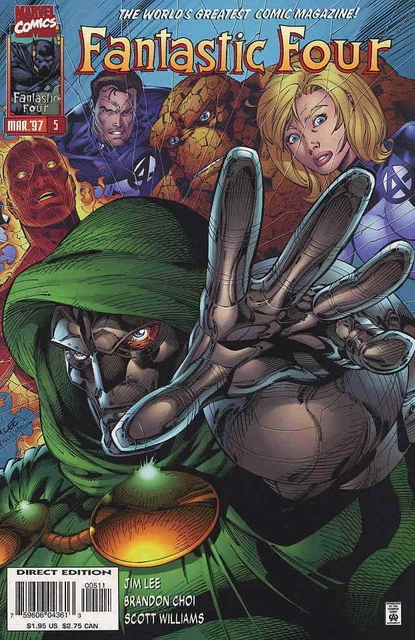 Fantastic Four #5 Volume 2 Marvel Comics March Mar 1997 (VFNM)