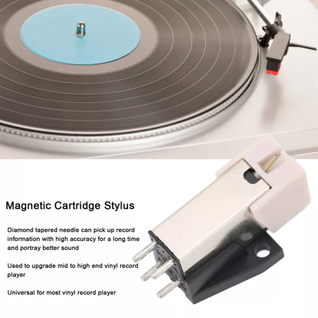 Magnetic Cartridge Stylus Replacement Cartridge Stylus With Protective Cover For