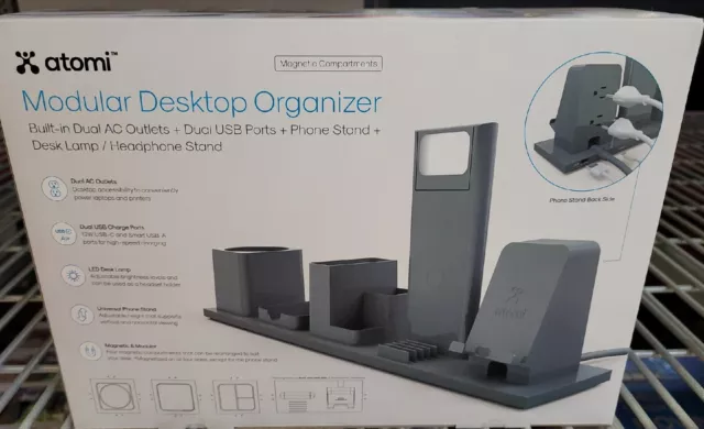 Atomi Magnetic Modular Desktop Organizer