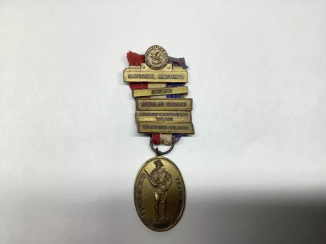 NRA National Matches 1959  Vintage Blackinton Rifle Competition Award Medal