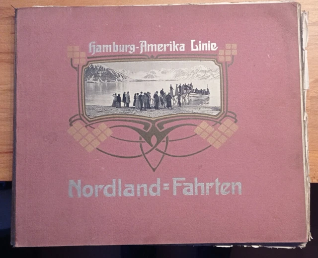 Hamburg Amerika Linie, Nordland Fahrten, Widmung Lustyacht Victoria Louise 1906