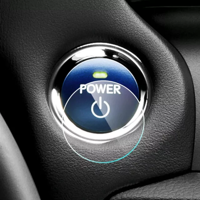 Car Sticker Engine Ignition Start Stop Button Cover Sticker Film Car Accessories