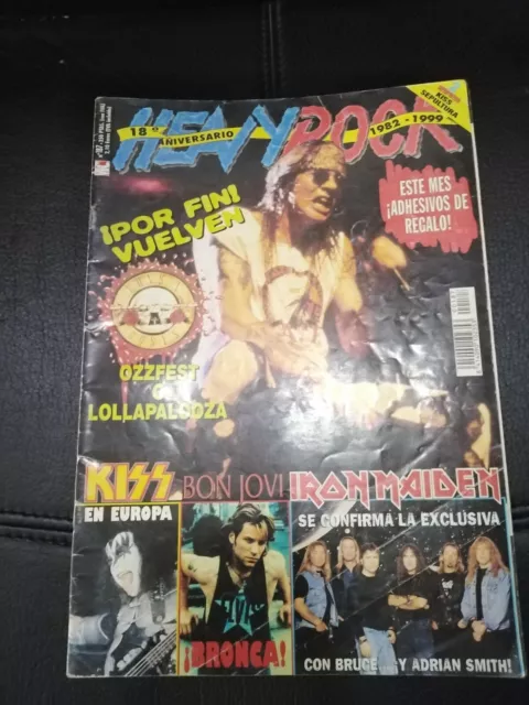 Heavy Rock Magazine N°187 Kizz Bon Jovi Iron Maiden