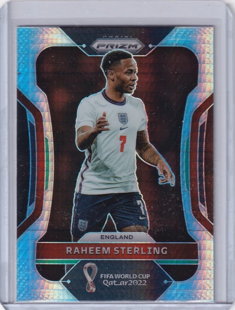 2022 Panini Prizm World Cup - Raheem Sterling Hyper Prizm #94 England !!