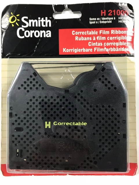 Smith Corona H 21000 Correctable Film Ribbons Black 2 (5/16”x510’)