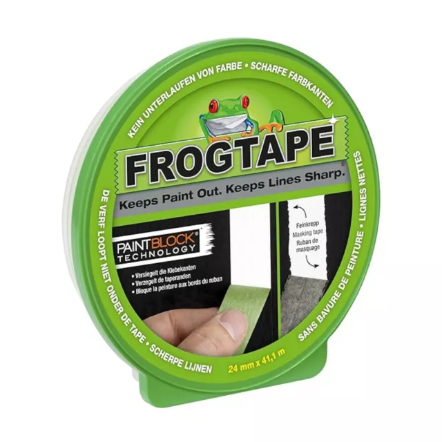 Frogtape Washi Abdeckband Multi Surface Abkleben grün 24mm x 41,1m (0,21€/1m)