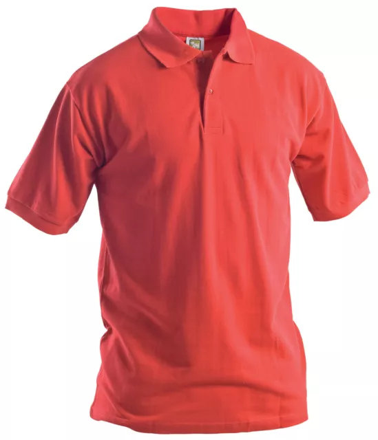 Polo Uomo maglia t shirt maglietta manica corta da lavoro cotone t-shirt sport