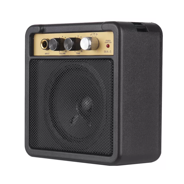 Guitar  Amp Speaker 5W with 6.35mm Input 1/4 Inch Headphone W1H4