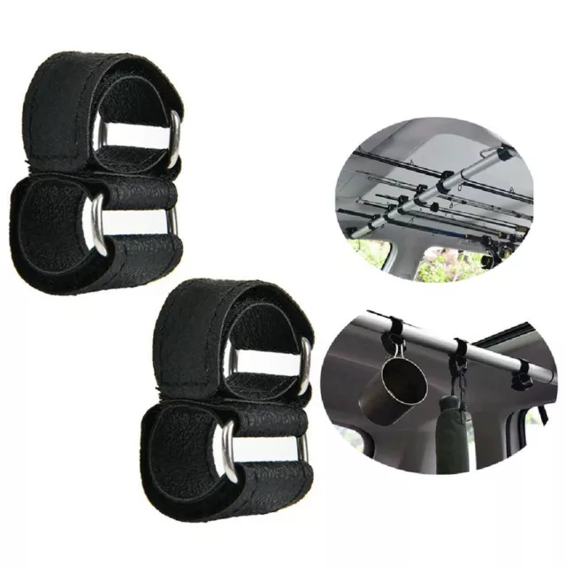 2pcs/Fishing Car Organizer Rod Holder Belt Rod Fixed Strap Carrier For Truck SUV