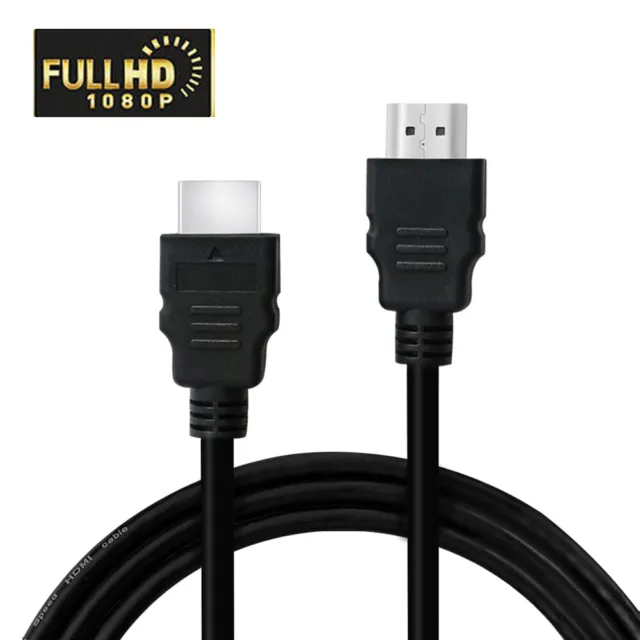 Cable HDMI 1.5M Bluray 3D DVD PS4 HDTV LCD HD TV 1080P Negro Alta Velocidad