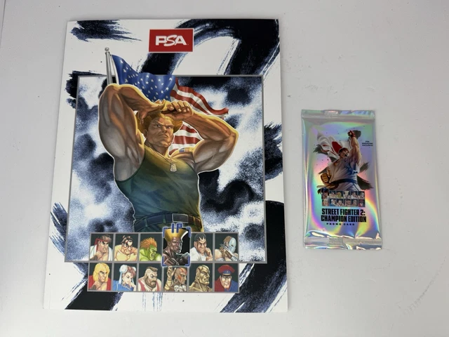 PSAマガジン STREET FIGHTER2 特典 ガイル ブルースター 30 PSA MAGAZINE GUILE Cover Street Fighter 2: Champion Edition