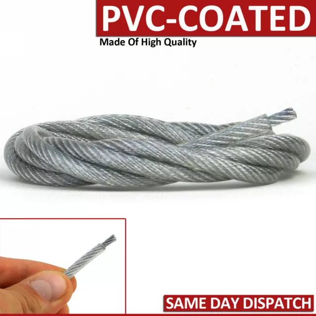 7X7 Pvc Coated Galvanised Steel Wire Rope Metal Cable High Quality Marine Sizes