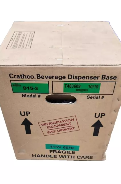 Crathco - D15-3 - Single Bowl Refrigerated Beverage Dispenser NEW
