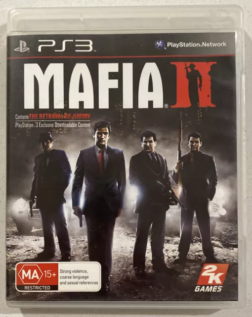 MAFIA II 2 PS3 SONY PLAYSTATION 3 COMPLETE MAP MANUAL 2K GAMES