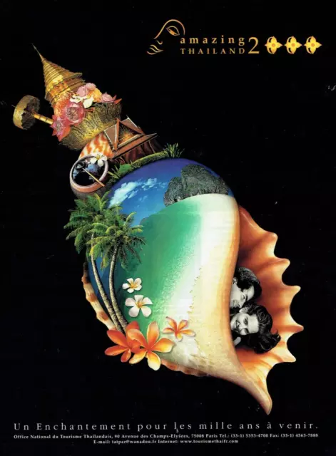 publicité Advertising  1022  1986  Amazing Thailand 2 voyage  tourisme