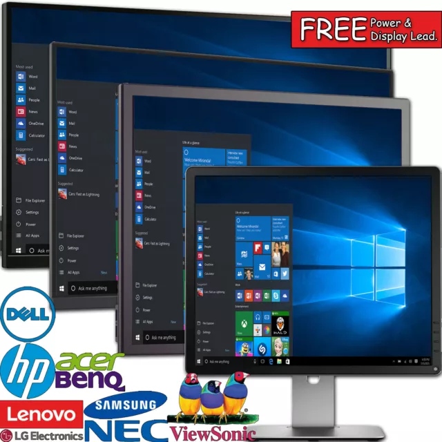 Cheap Lcd Monitor 17” 19” 22” 24” Pc Screen Dell Hp Lenovo Samsung Tft Monitors