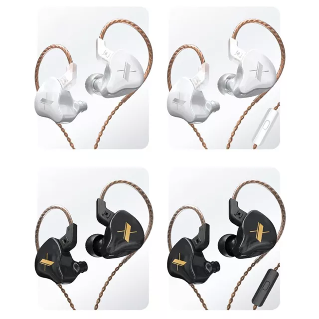 Casque auriculaire dynamique Audio Performance KZEDX pour la musique et les jeux