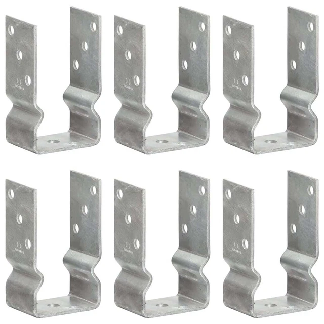 6 Clip In Acciaio Zincato Da 10 Mm: Robuste, Resistenti Alle Intemperie E Regolabili