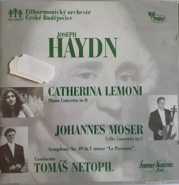 Joseph Haydn. Concerto pour cello N1 Concerto pour piano Symphonie N49. CD neuf