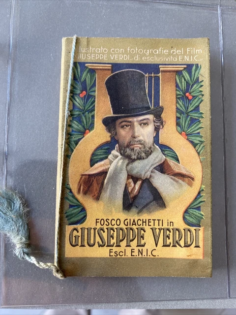 Calendario 1940 Fosco Giachetti in Giuseppe Verdi