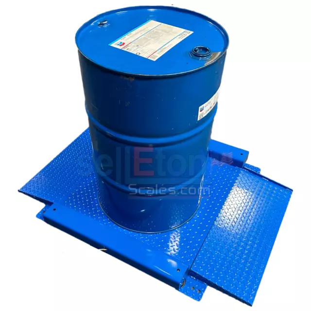 NTEP Low Profile Drum Scale 3' x 3' (36' x 36') Platforms for Barrel Weighing