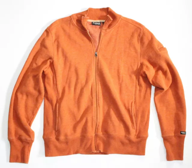 Gander Mountain Guide Series • Orange Mens Full Zip Sweatshirt Jacket • Size M