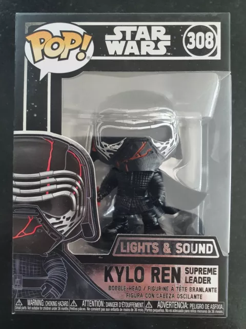 Funko POP Star Wars N°308 Kylo Ren Supreme Leader Lights en Sound