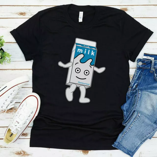 Blur Milk Carton Men Kids T-Shirt Coffee And Tv Funny Character Music Unisex Tee