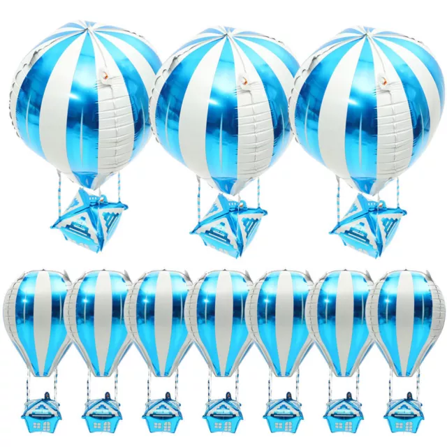 80 Stcs Hot Air Ballon Dekorationen Aluminiumfolienballons zum Geburtstag 3
