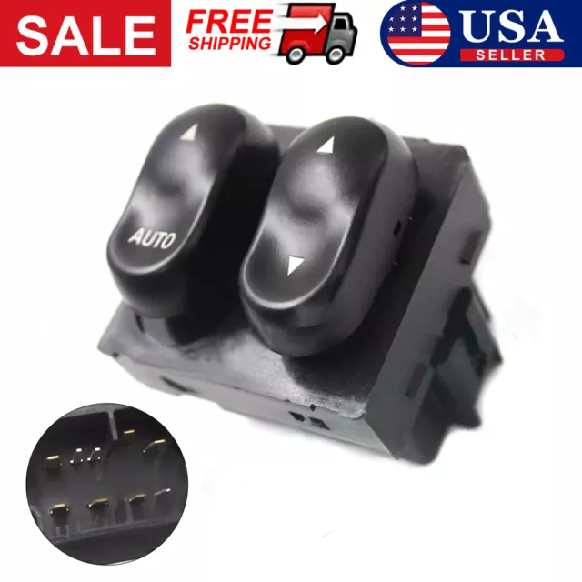 Master Window Control Door Power Switch For 1997-2002 Ford F150 Left Driver Side