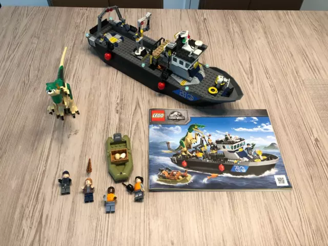 Lego System Jurassic World Nr. 76942 Baryonyx Dinosaur Boat Escape 2021 + BA