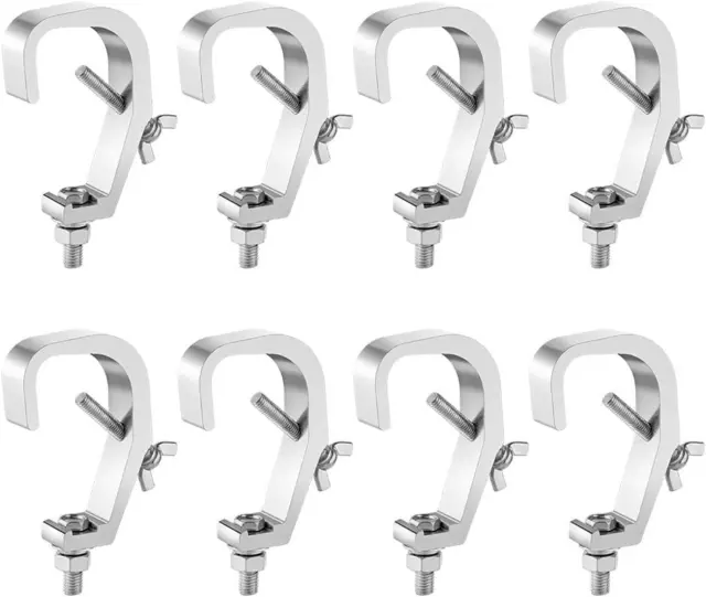 1.18 -2 Inch Truss Clamp Stage Lights Clamp, 8PCS  Premium Stage Lighting C Clam