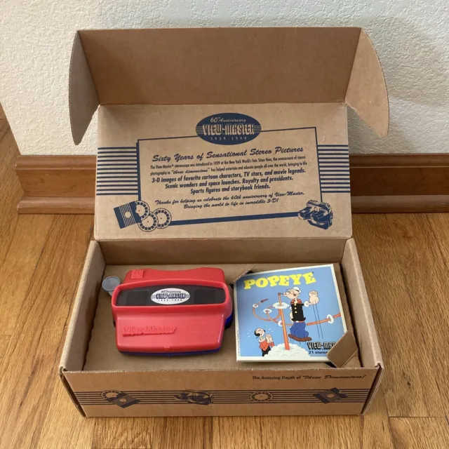 Popeye View Master 60th Anniversary Edition 1939-1999