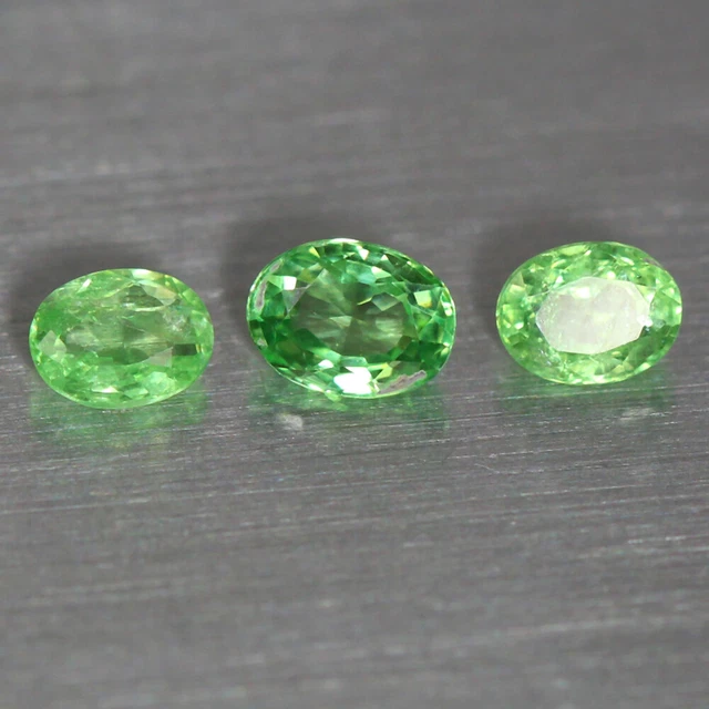 0.71 Cts_Unique Gemstone_100 % Natural Unheated Tsavorite Green Garnet_Kenya