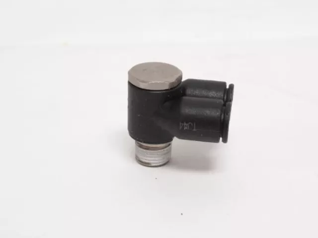 195224 New-No Box; Legris 3049 56 11 Twin Banjo Fitting; 1/4" PTC x 1/8NPT