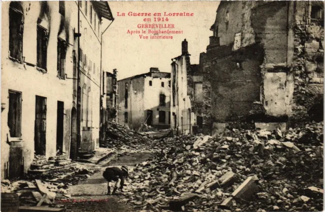 CPA AK Military - Gerbeviller After the Bombing - Interior View (697426)