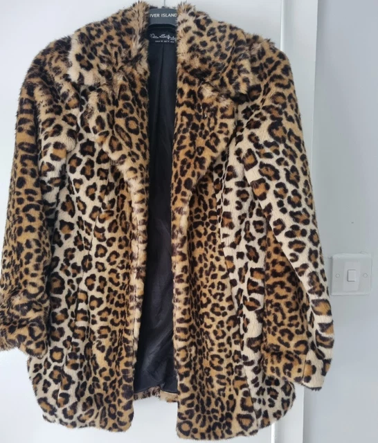 MISS SELFRIDGE LEOPARD Print Coat Size Small Brand New 25.00