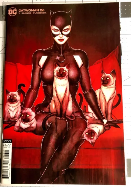 CATWOMAN #26 (JENNY FRISON CARDSTOCK VARIANT COVER) COMIC BOOK ~ DC Comics