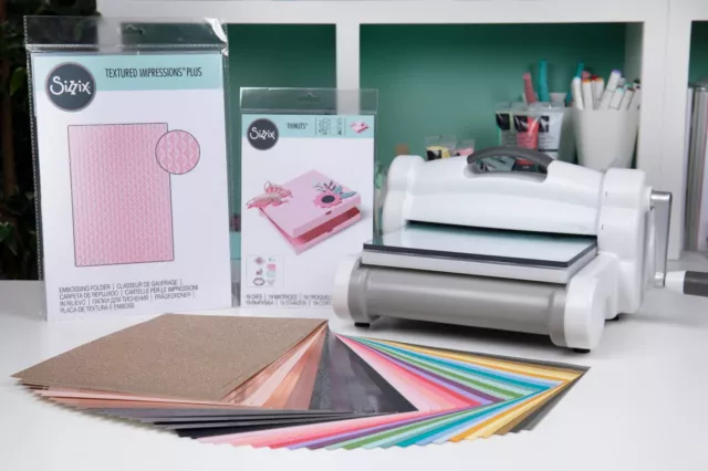 Sizzix B-Ware Big Shot Plus White & Gray "Starter Kit"