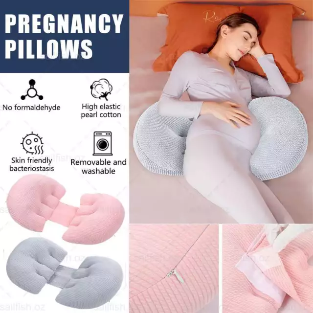 Pregnancy Women Sleep Pillow Belly Side Maternity Nursing Waist Support Cushion