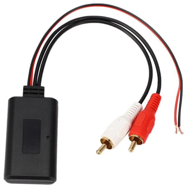 Car Wireless AUX Adapter Music Audio Stereo Receiver For 2RCA Interface Vehicles