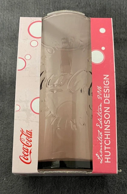 Mc Donalds Coca Cola Glas 2016 "Glas Pink" Limitierte Edition - NEU