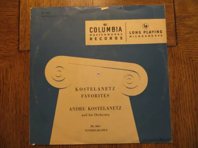 Andre Kostelanetz & His Orchestra - Kostelanetz Favorites - 1948 - ¡LP en muy buen estado/en muy buen estado!¡!