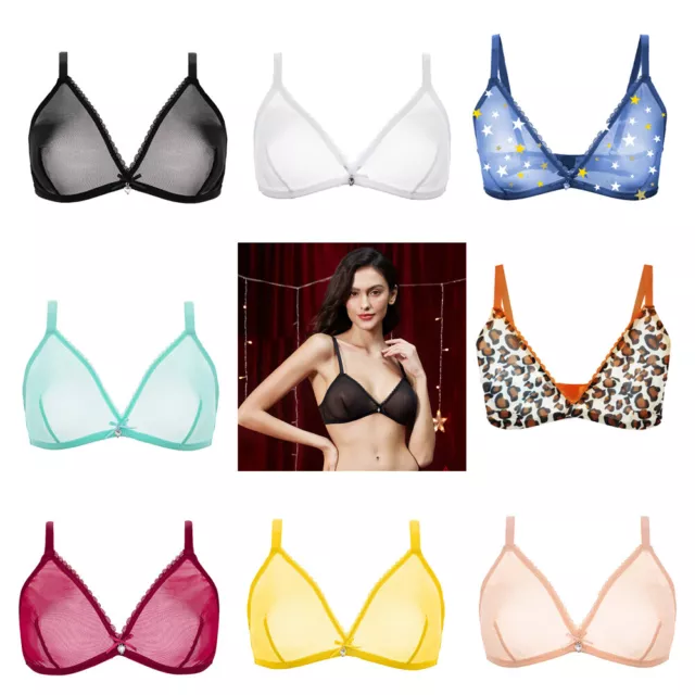 Small Breast Womens Bras Thin Padded Sexy Lingerie Wireless